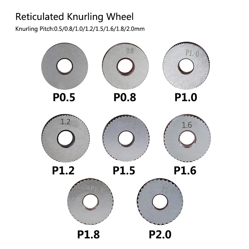 Knurling Set Dual Wheel Knurling Straight Knurling Cutter Tool 0.5-2.0mm Pich Liner Pitch Knurl Set Lathe Cutter 