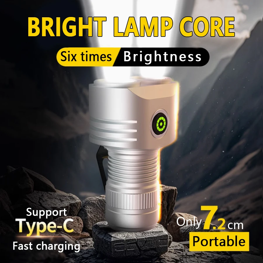 

1000LM EDC фонарик светодиодный мощный уличный фонарь для кемпинговой палатки Convoy многоцелевой USB перезаряжаемый аварийный фонарик