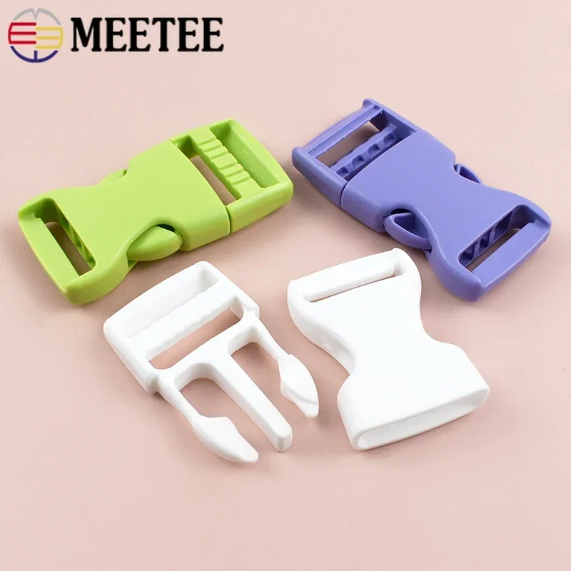 20/50Pcs 10-38mm Plastic Quick Release Buckles Adjustment Clasp for Backpack Strap Dog Collar Seat Buckle DIY Bags Accessories