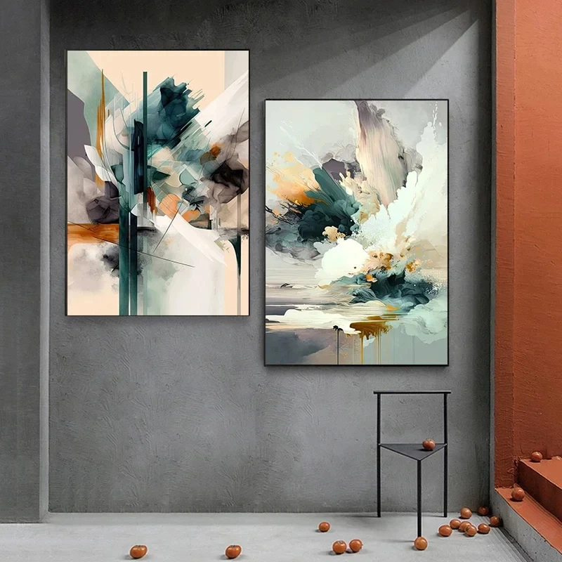 Classic Abstract Wall Art Matte Colour Oil Painting HD Canvas Print Poster Home Decor Living Room Bedroom Decorative Painting