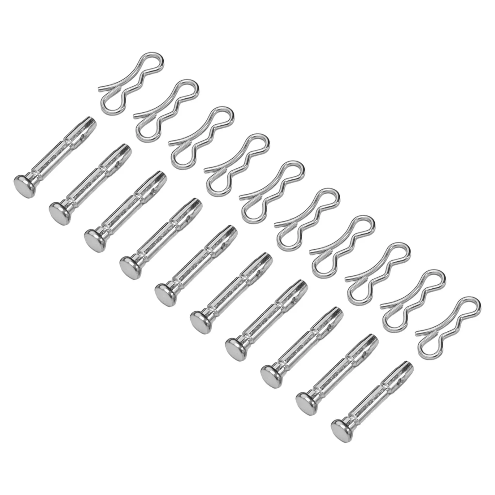 Convenient 20Pcs Shear Pins&Cotter Pins for Snowblower Set  Fits Most 2 Stage Models  Easy and Quick Replacement