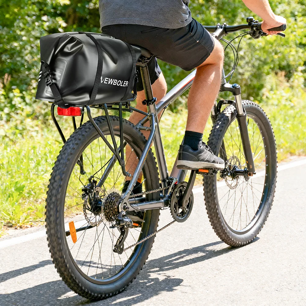 NEWBOLER Fahrradtasche 20L Große Kapazität Fahrrad Umhängetasche PVC Wasserdichte Fahrrad Rücksitz Rack Tasche Für MTB Radfahren E-Bike – Detail 11