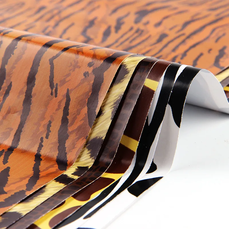6 Pcs Kinds Animal Leopard Print Wrapping Paper Sheets Roll Packaging for Wedding Kids Holiday Gift Wrap Craft Paper Decor Gifts