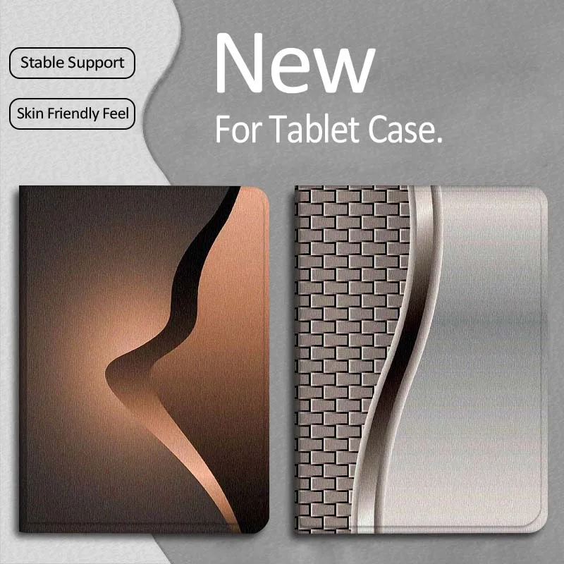 

Luxury Carbon Fiber Cool Gift For Apple iPad Pro Air 13 2 7th 6th 2025 M2 M3 M4 M512.9 13 inch Foldable Tablet Case