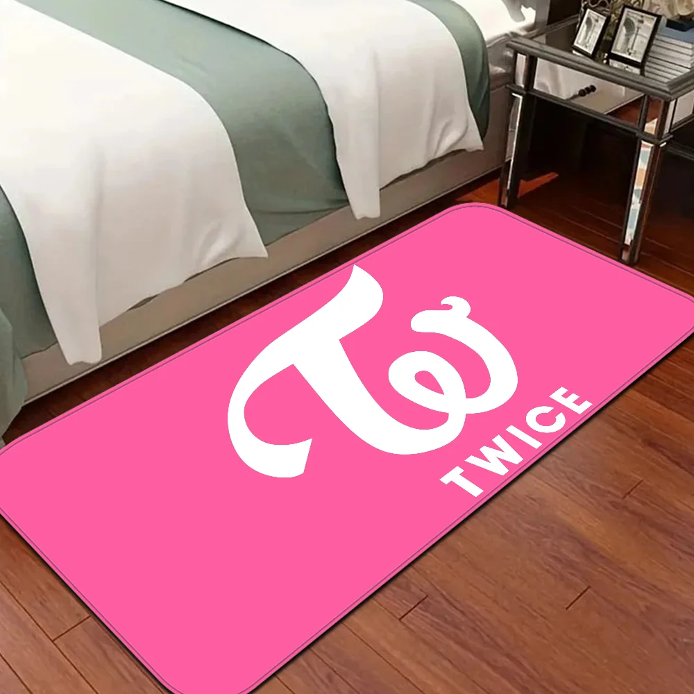 T-Twice Bathroom Mat Retro Multiple Choice Living Room Kitchen Rug Non-Slip Bedside Mats