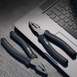 Deli 1 Pcs 6/7'' Universal Wire Cutter Long Nose Pliers Hardware Tool Multifunctional Electrician Special Maintenance Hand Tools