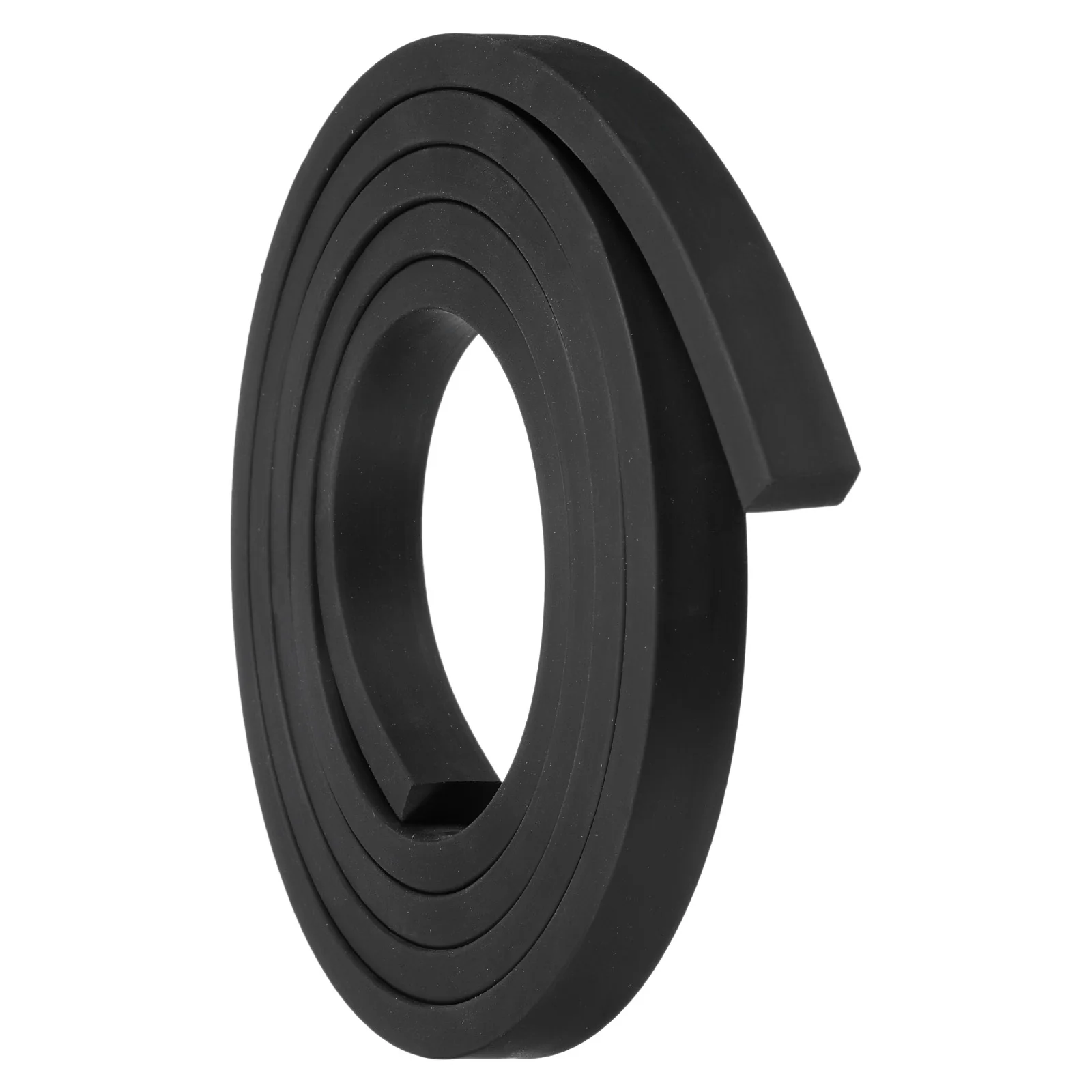 0.6/1.2/1.5m Rubber Seal Strip Neoprene Rubber Sheet Rolls Solid Anti-collision Shock-absorbing for DIY Gaskets Pads Seals
