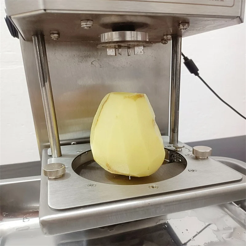 آلة البطاطس المقلية آلة القطع الحلزونية الكهربائية آلة الرقائق الملتوية آلة الرقاقة التجارية #3