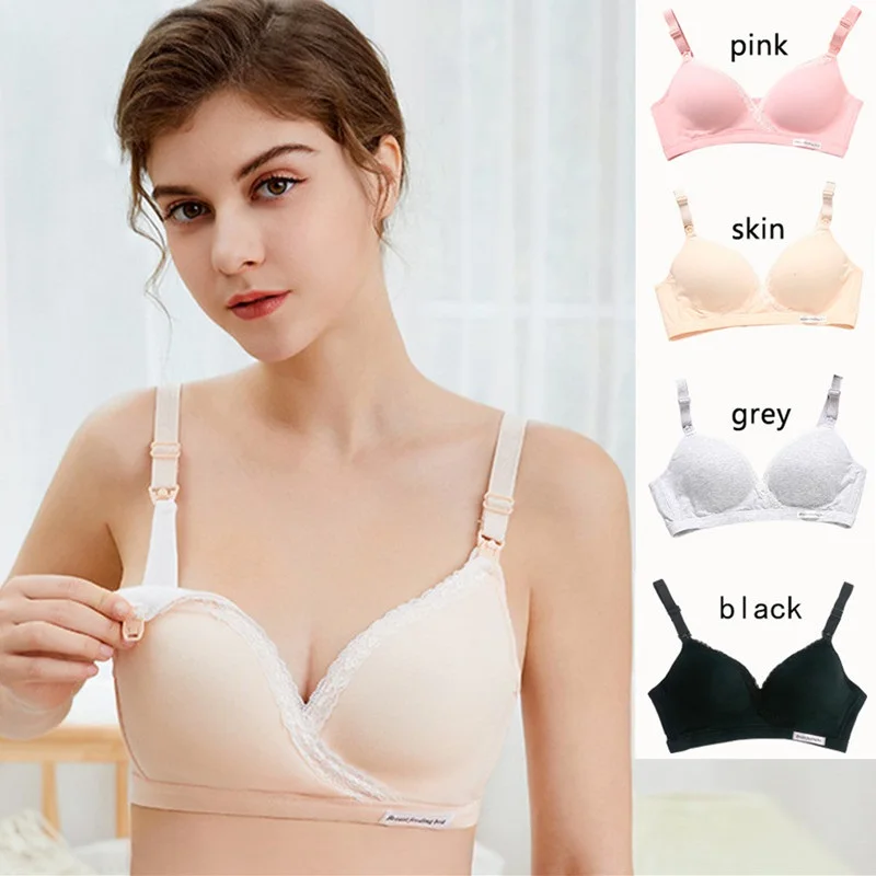 3 Pcs Nursing Clothing Cotton Breastfeeding Bra for Pregnant Women Wirefree Pregnancy Sleep Underwear Soutien Gorge Allaitement