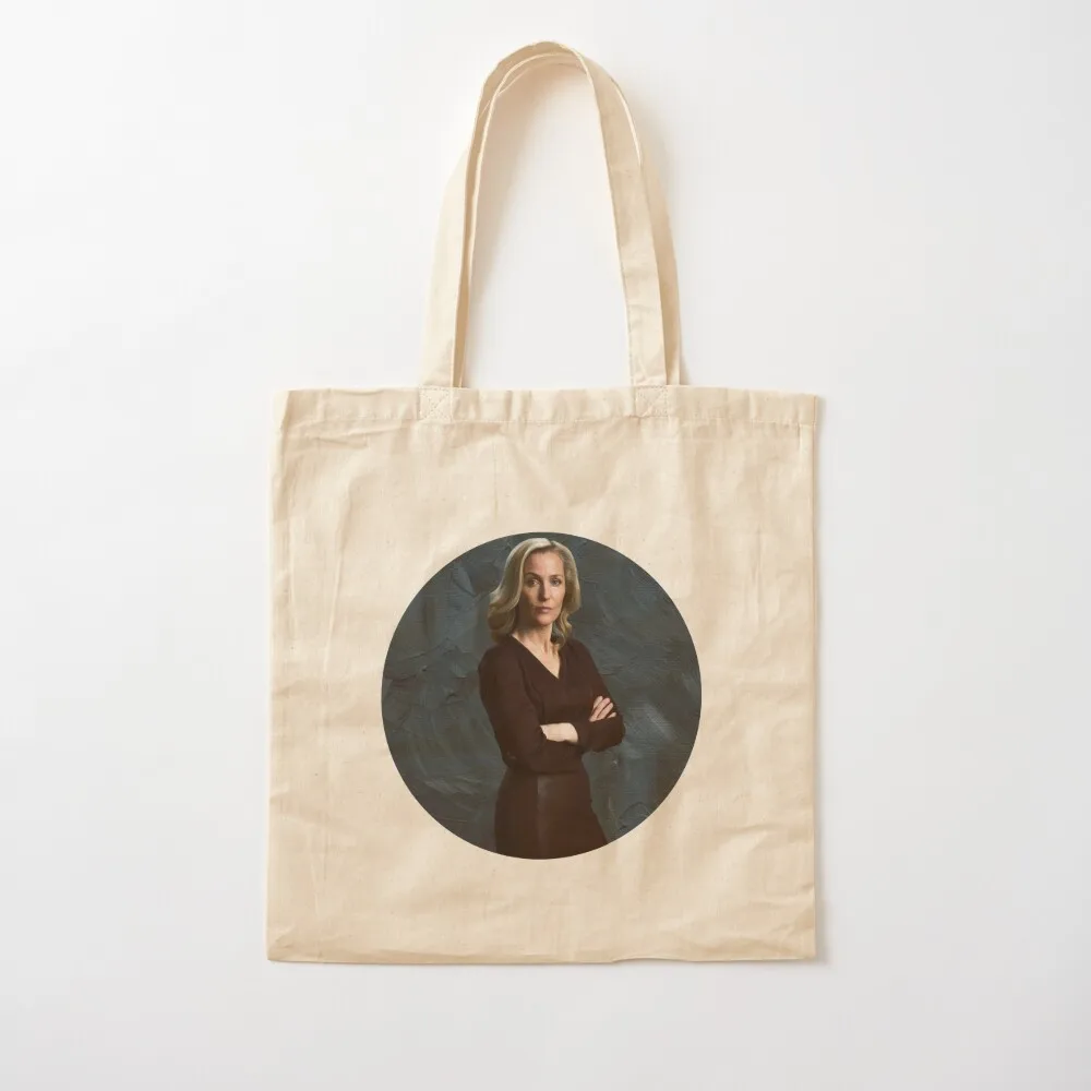 Stella Gibson The Fall Gillian Anderson Oil Paint Design Tote Bag canvas tote shopper bags for women