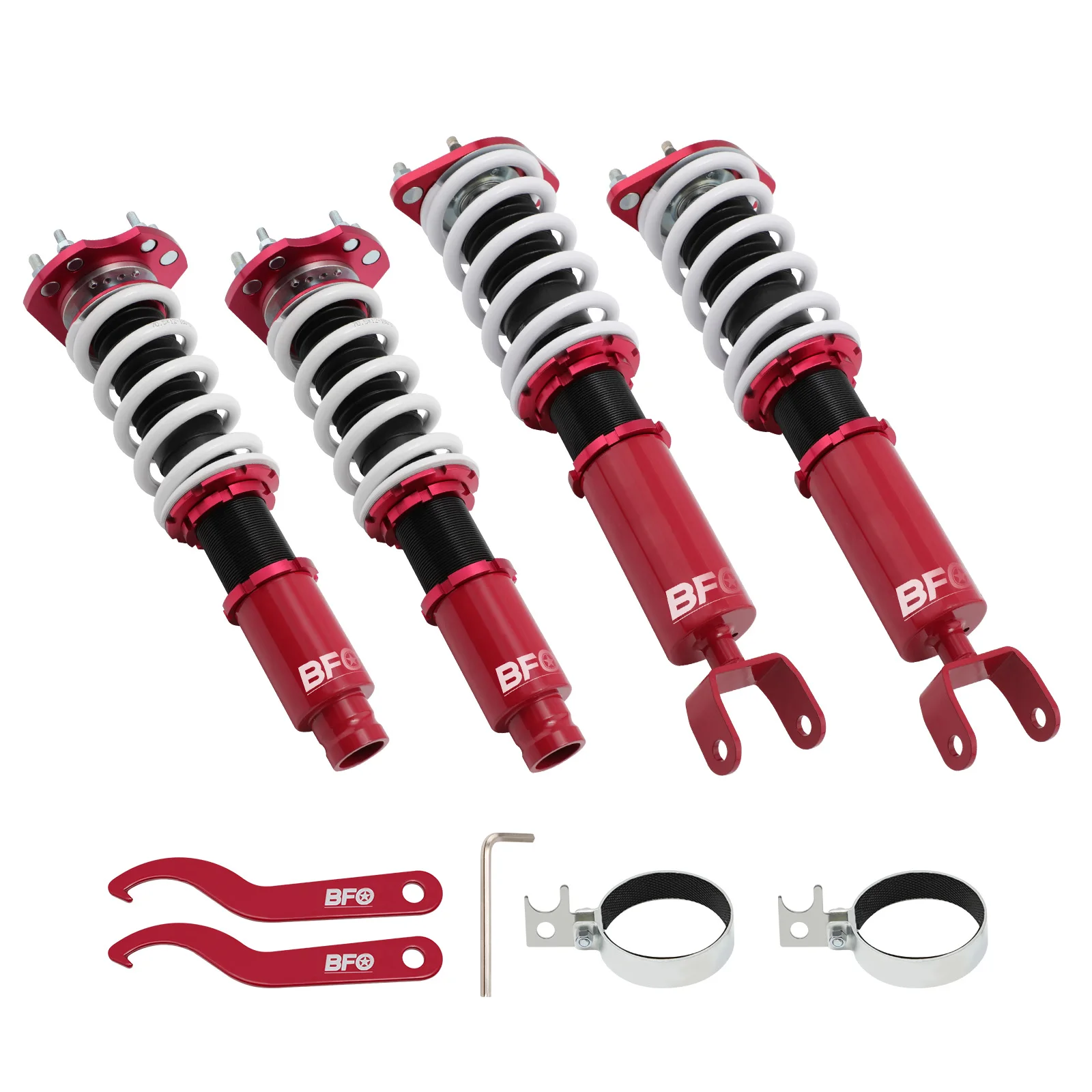 

24-Way Adjustable Damper Coilover Coilovers For Honda Prelude BB1 BB2 Absorber Coilover Kit Front Rear