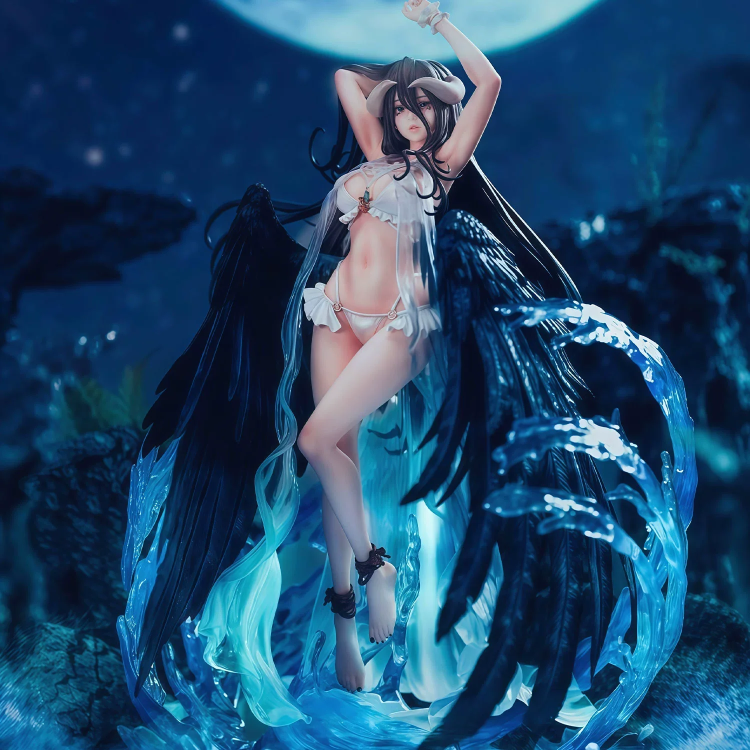 

Купальник Overlord Albedo 1/7, фигурка Bone King King Of The Undead, изысканная модель, украшения, все в наличии