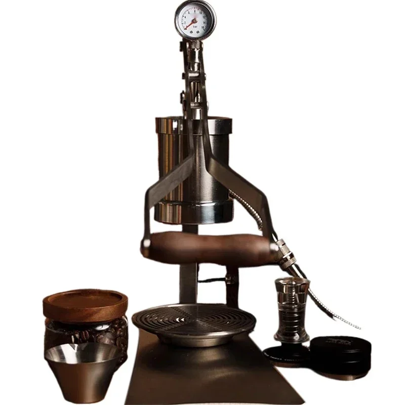 

Lever Espresso Machine 304 Stainless Steel Cavity Capacity 1500W PID Heating Coffer Maker