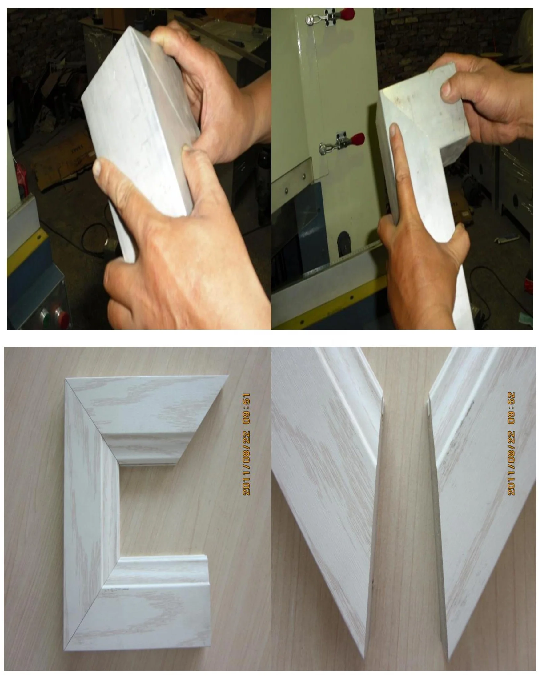 Eckschneidemaschine mit Holzrahmen, 45-Grad-Schneidemaschine