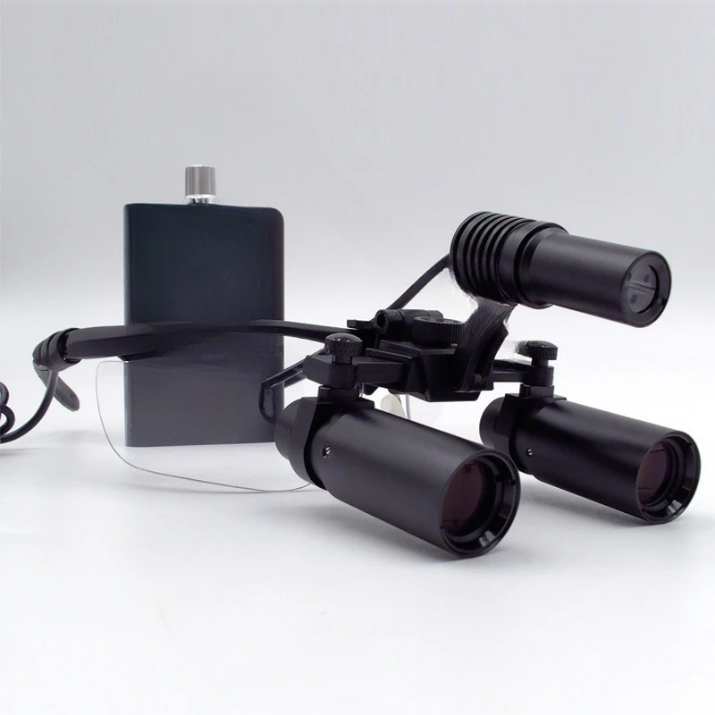 

Dental headlamp magnifying glass Surgical binocular headglasses type 6 times 8 oral times medical magnifying glass