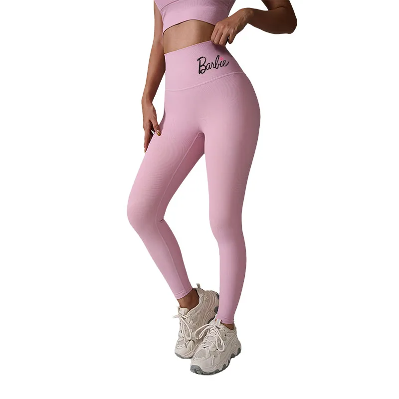 European American Slim Sexy Barbie Yoga Pants Elastic Versatile Fitness Sports Butt Lifting Belly Slimming Buttocks Pants