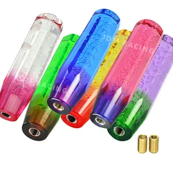 20cm Shift Knob Acrylic Transparent Bubble Gear Shifter Car Modification Universal Manual Automatic Shift Knob with Adapter