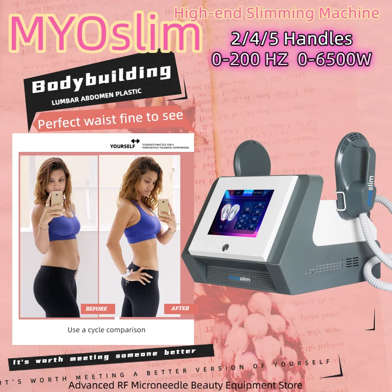 

2025 Newest Portable DLS Myoslim RF Power 6500W Weight Loss Muscle Stimulating Fat Removal Body Sculpt Machine