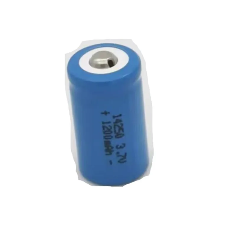 4 unids/lote 3,7 V 14250 1200Mah batería recargable de iones de litio