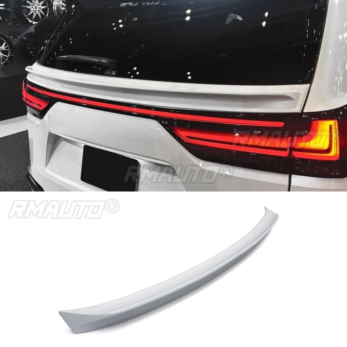 

For Lexus LX600 Car Trunk Spoiler For Lexus LX600 Style Rear Trunk Spoiler Roof Wing Car Accessories