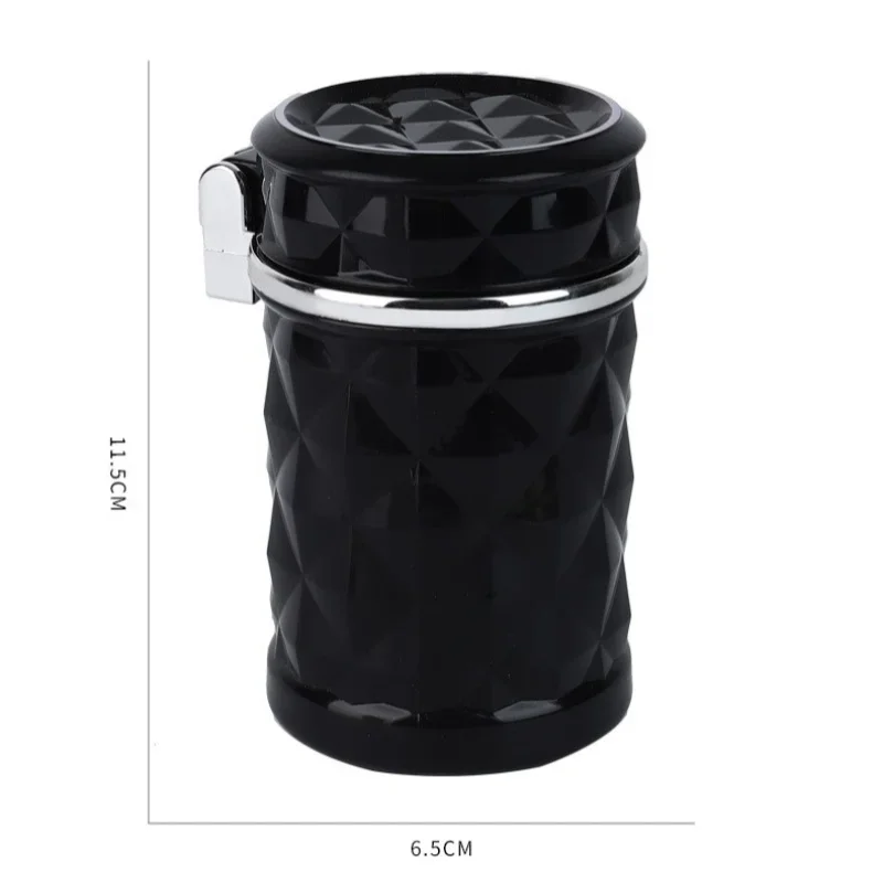 

Car Cigarette Ashtray Cup With Lid With LED Light Portable Detachable Vehicle Ashtray Holder Cigarette Ashtray Auto Accessories