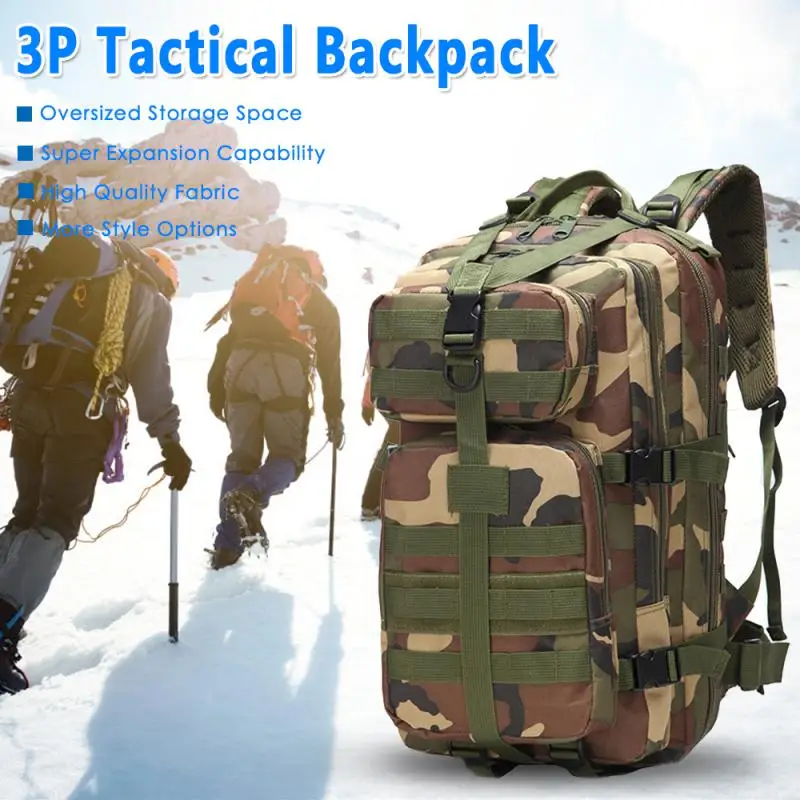 

Lawaia Military Rucksacks 45L Large Capacity Man Army Tactical Backpacks Outdoor Pack for Trekking Camping Hunting Bag