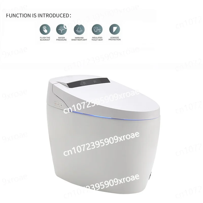 

S-shaped water trap toilet Smart toilet Intelligent, Automatic flip-top flush ceramic automatic flushing integrated Commode