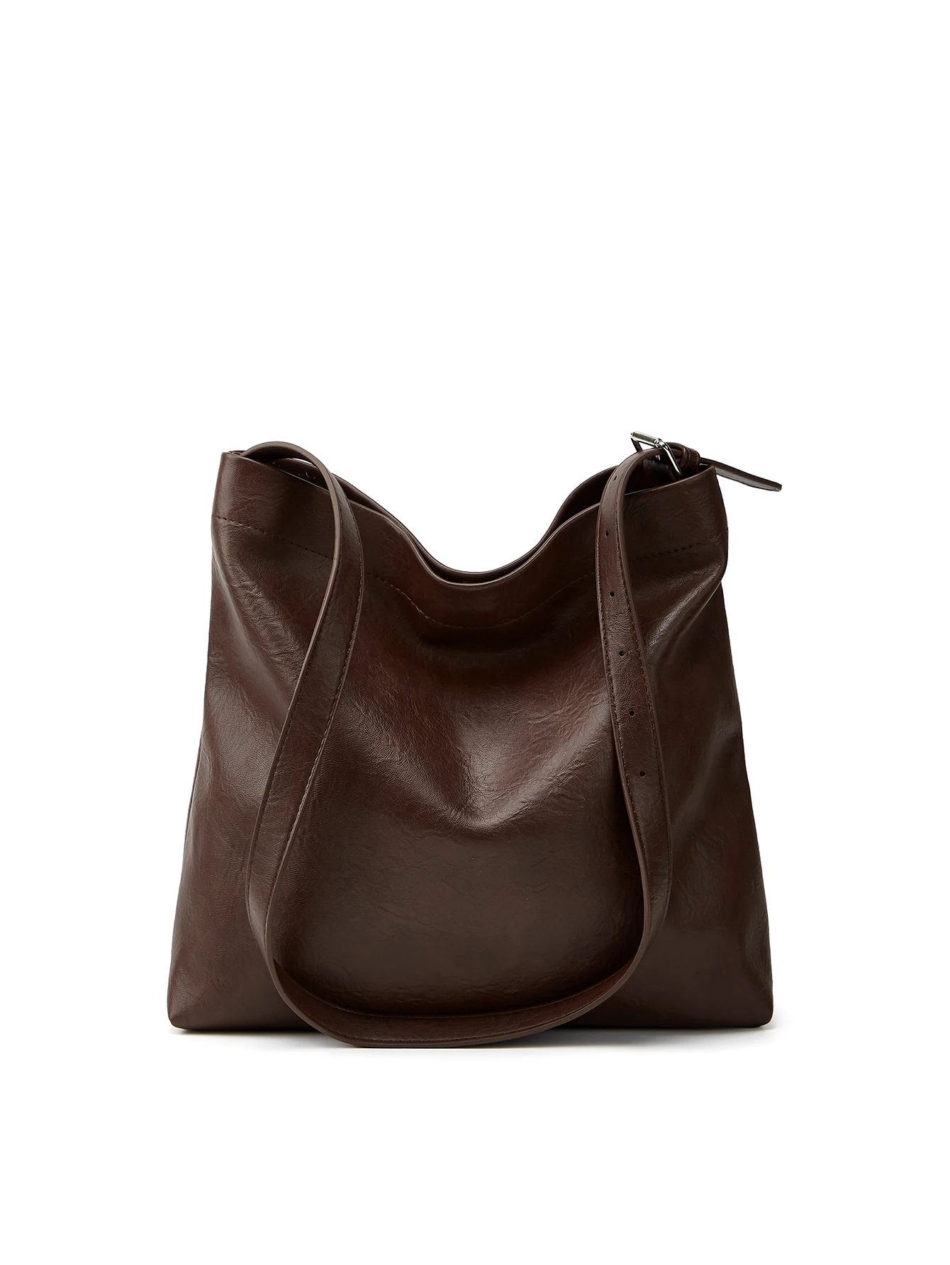 Nowy styl, duża pojemność, zestaw dwuczęściowy, modna, minimalistyczna, uniwersalna torba damska na ramię i do noszenia na skos w jednolitym kolorze.