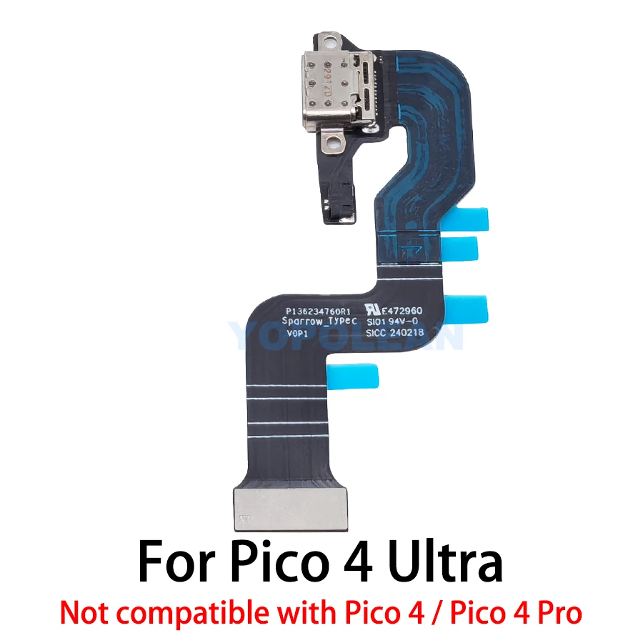 Pico 4 / Pico 4 Pro / Pico 4 Ultra VRヘッドセット充電ポート