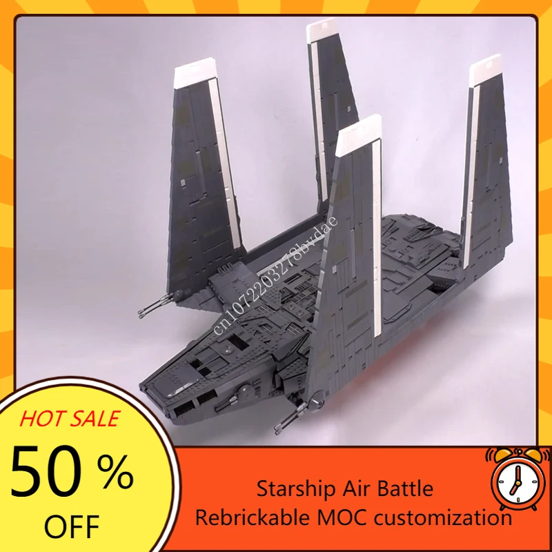 Zeta-Class البضائع المكوك حرب الفضاء العسكرية MOC سفينة الفضاء ستارفايتر معركة عيد الميلاد لغز DIY بها بنفسك عيد ميلاد الجمعية لعبة هدية