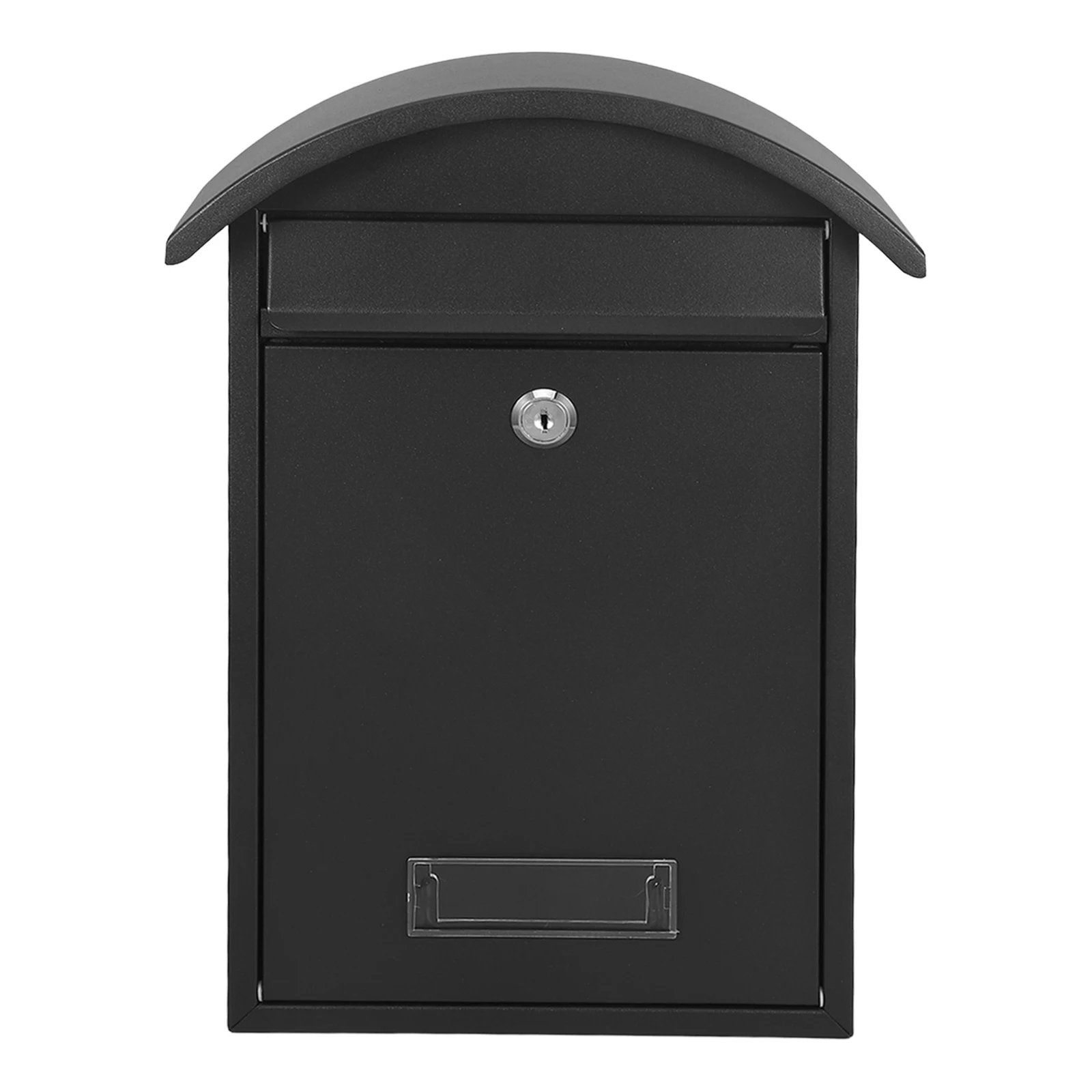 

Запираемый настенный почтовый ящик, черный 14x10x4, замок с ключом, уличный почтовый ящик, безопасный офисный домашний почтовый ящик для хранения, декоративная почтовая ящик
