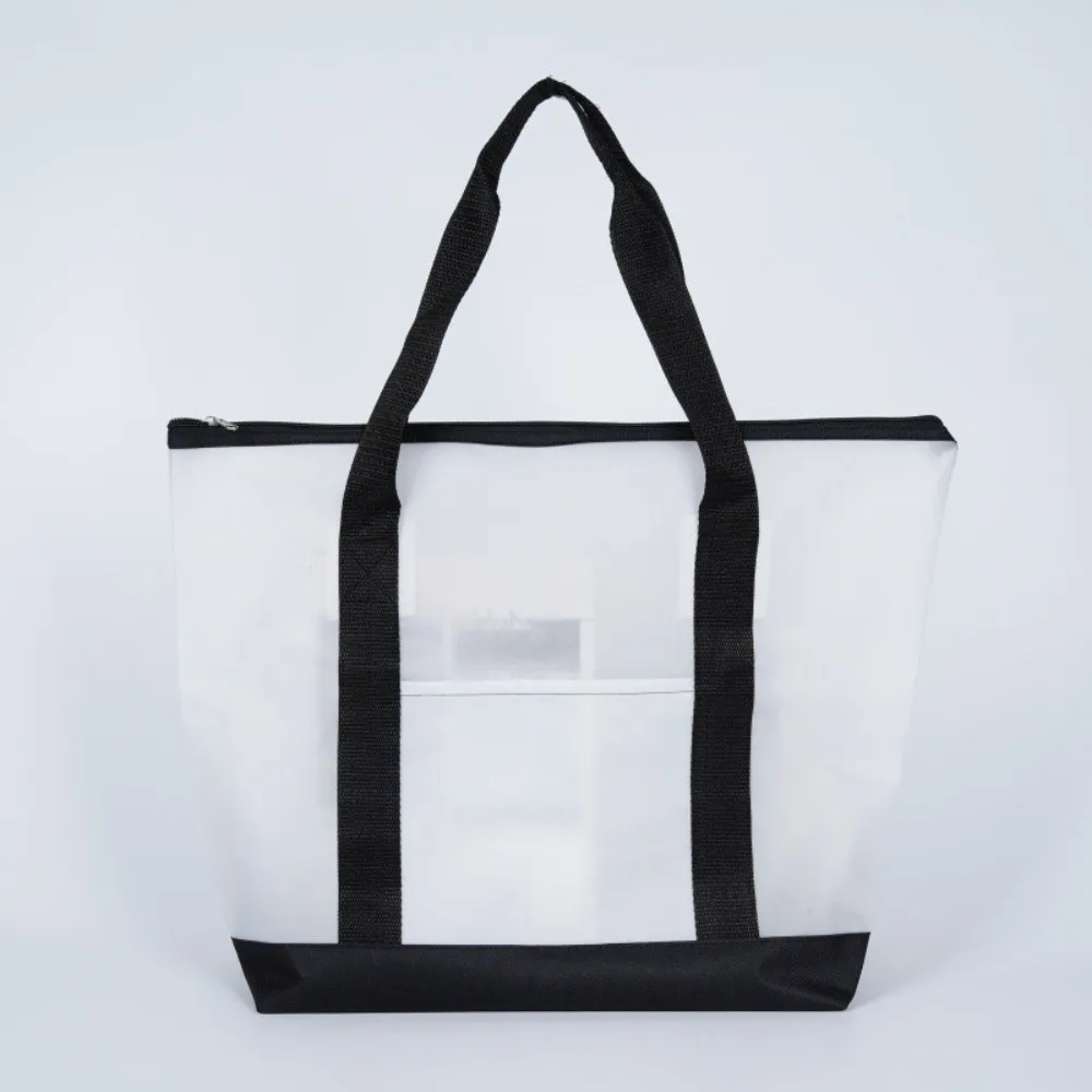 

Водонепроницаемая сумка для фестивалей с эффектом брызг воды, большая вместительная прозрачная пляжная сумка из ПВХ, удобная модная сумка-тоут для покупок