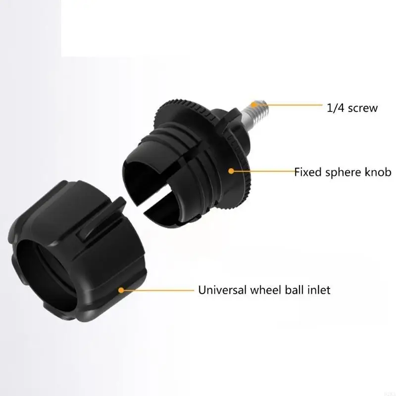 Testa a da 62Ka da 17 mm 1/4 Adattatore a vite per collegamento Varie montature Connettore plastica