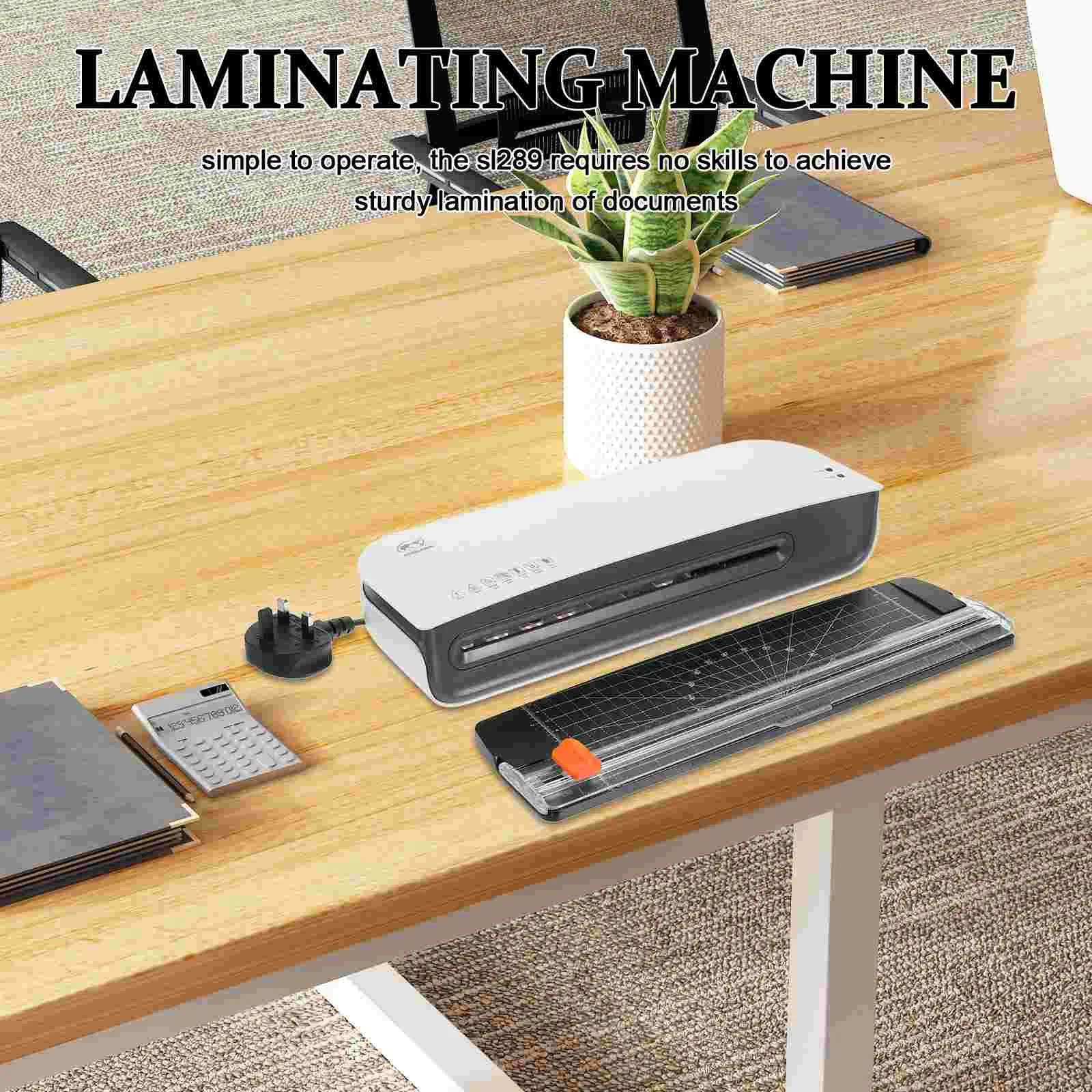 Document Laminating Machine Large Laminator Office Presentation Laminators Laminate with Laminated Paper Film Photo