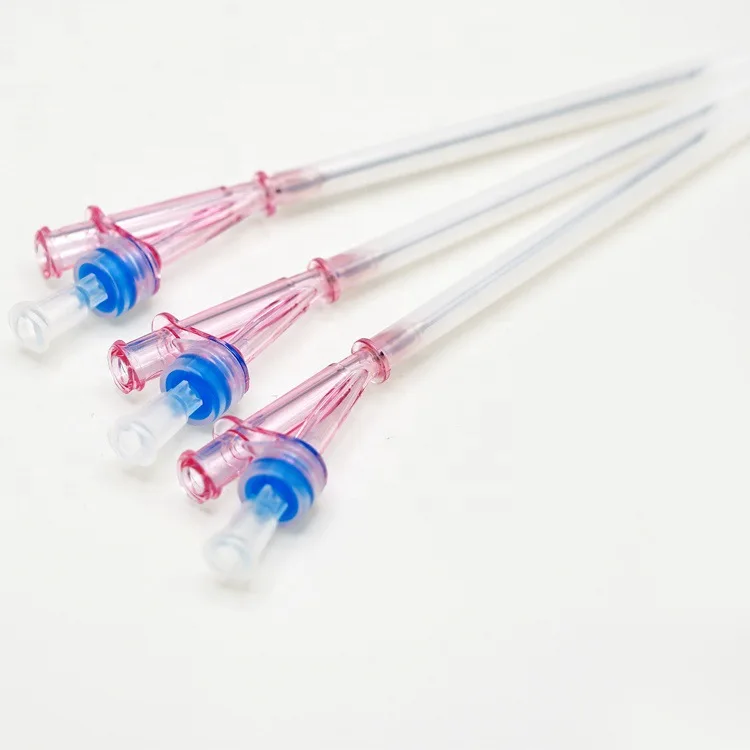 Y-type Capillary Guide for Central Venous Stainless Steel Transparent/Blue/Pink
