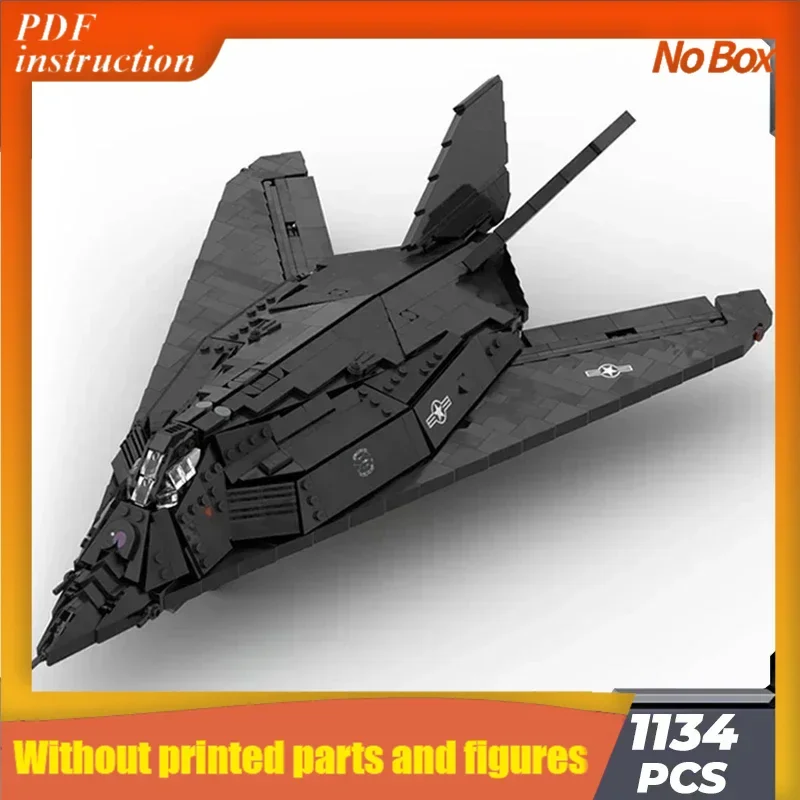 

Moc строительные кирпичи военная модель F-117 Nighthawk Fighter Jet Technology модульные блоки подарки игрушки наборы «сделай сам» сборкаРождество