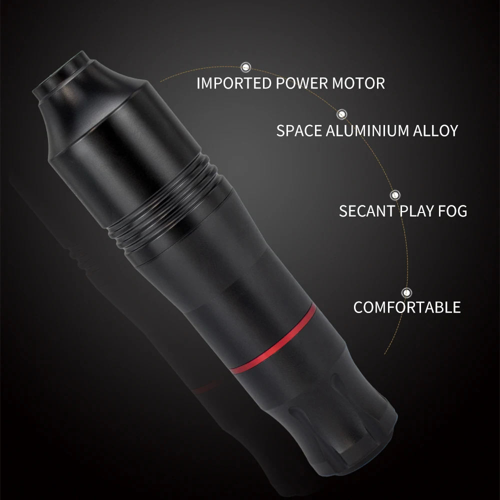 Kit de pistolet de tatouage professionnel sans fil, stylo rotatif pour Art corporel, maquillage Permanent, ensemble de Machine à tatouer