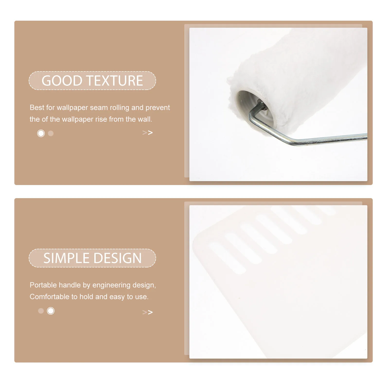 

1 комплект, ролик для обоев, скребок, щетка, портативная ручка, роликовый набор инструментов для гладкой виниловой пленки, автомобильная звукоизоляция