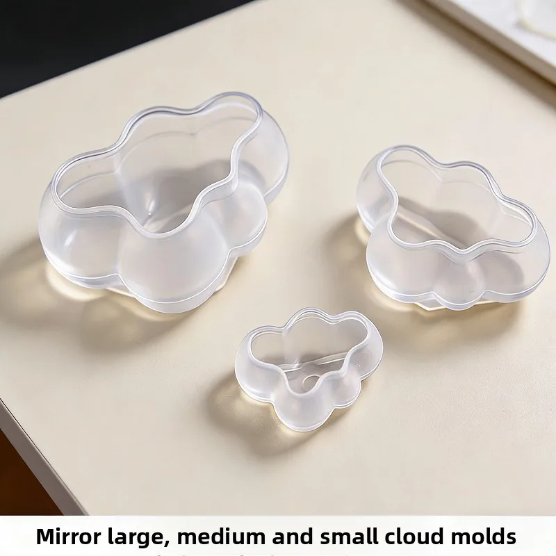 

Three dimensional cloud silicone mold made of epoxy resin can be used for DIY ornaments pendants and other accessories