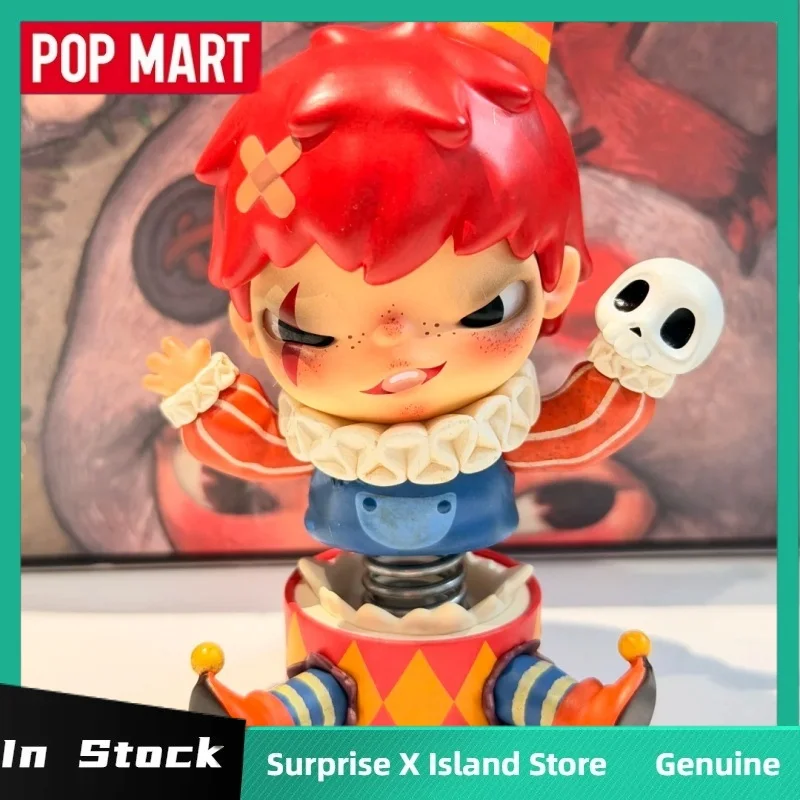 جديد حقيقي Popmart Hirono Monsters' كرنفال سلسلة صندوق أعمى مكتب المشهد ديكور جمع لعبة نموذج هالوين هدية صندوق غامض #3