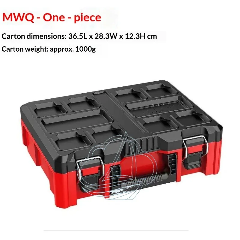 Heavy Duty Steel Toolbox, Rolling Lockable Tool Chest, Portable Tool Organizer Box for Garage Workshop Mechanic Storage