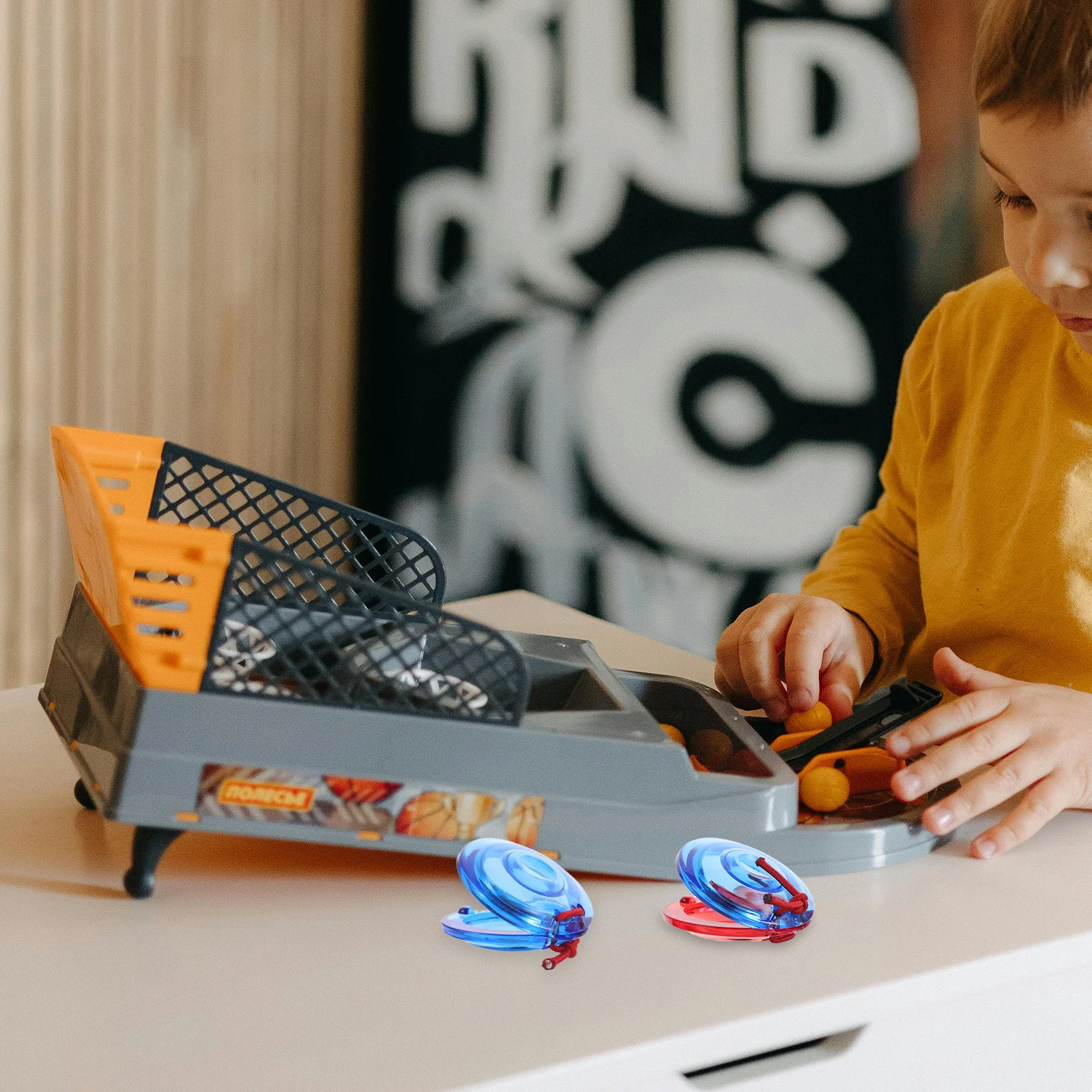 6 قطع من لوحة الرقص المستديرة Orff Castanet، أداة موسيقية تعليمية بلاستيكية متينة، أنشطة ما قبل المدرسة، موسيقى #5