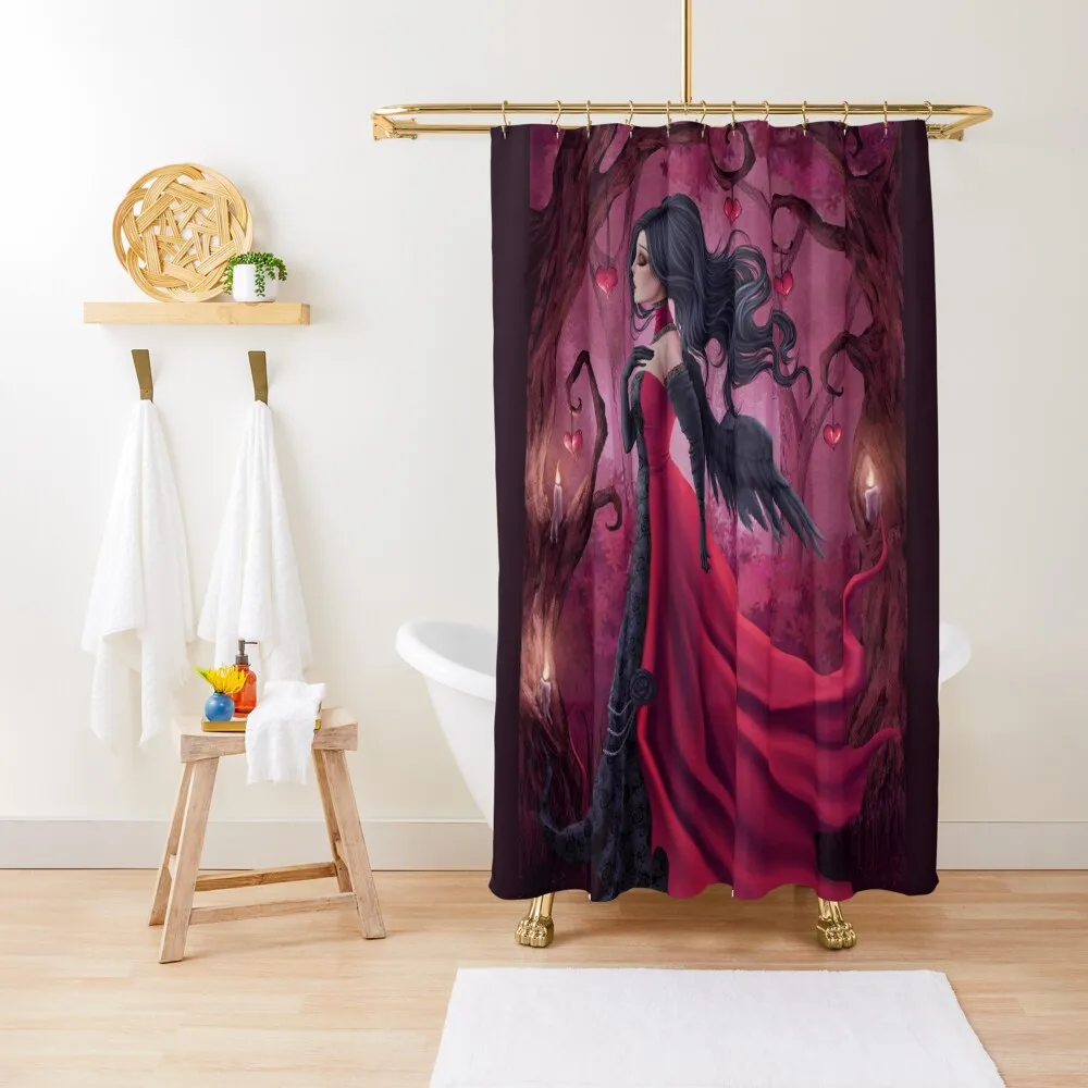 

Broken Heart Hollow Shower Curtain Bathroom Decor For Bathroom Washable Waterproof Fabric Shower Shower Bathroom Curtain