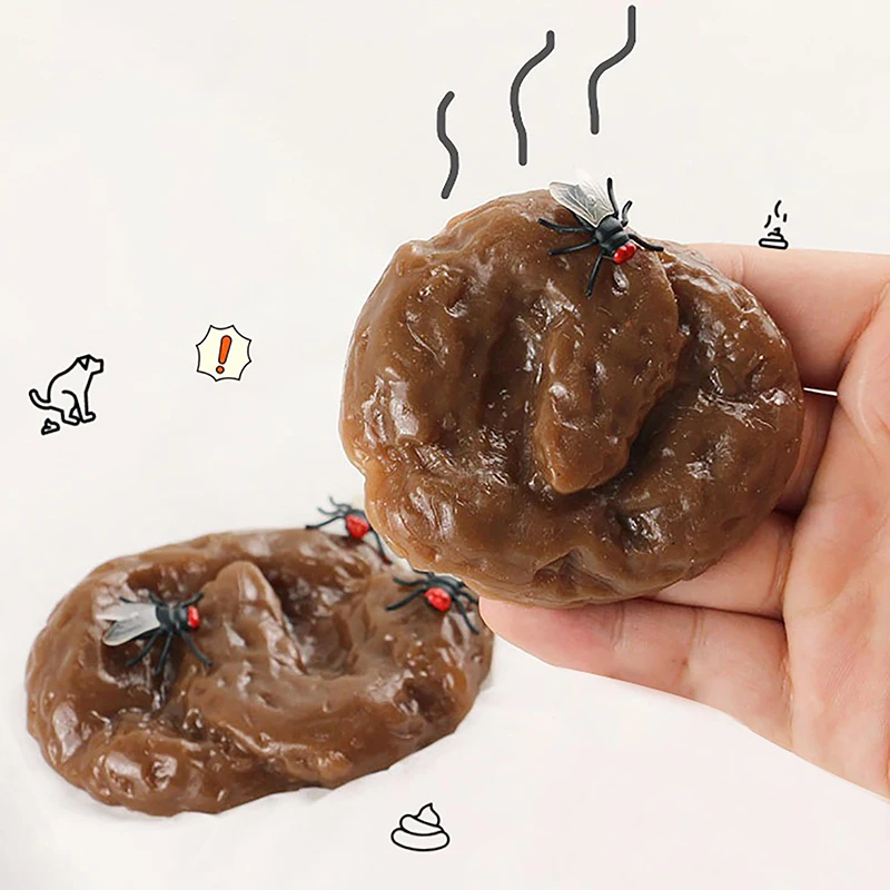 Fake Poop Prank Antistress Gadget Squishy Props Realistic Shit Gift Funny Toys Joke Tricky Toys Turd Mischief