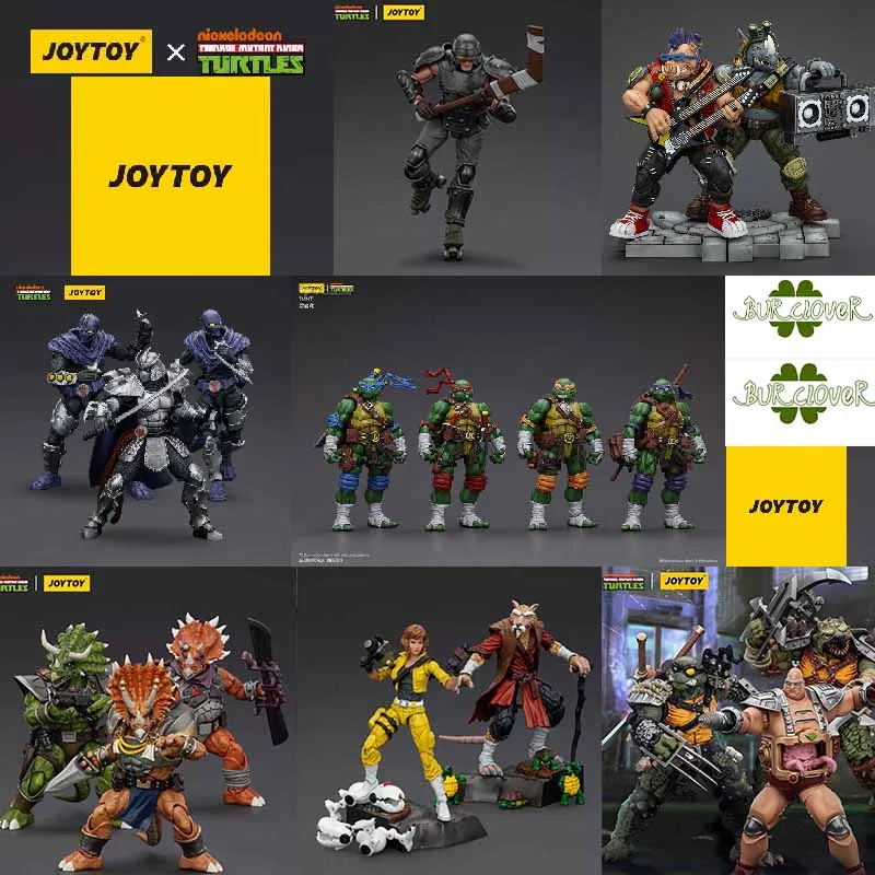 

[IN-STOCK] JOYTOY TMNT Action Figure CAPTAIN ZORAX ADJUTANT ZORK TRICERATON INFANTRYMAN Action Figure Toys For Boys Gift