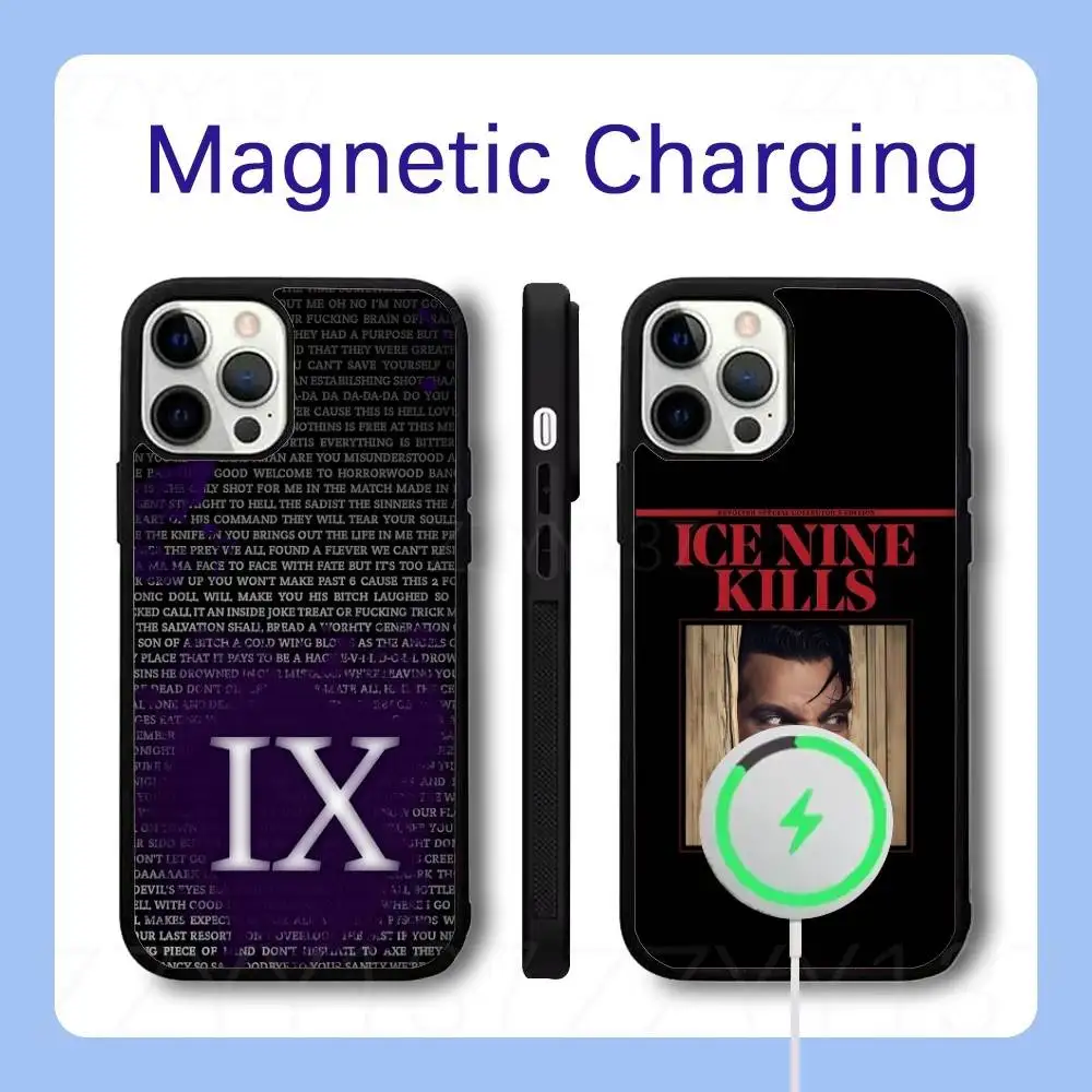 

I-Ice Nine Kills Phone Case For iPhone 17,16,15,14,13,12,11,Pro,Max,Plus,Air,Mini,SE Magsafe Magnetic Wireless Charging