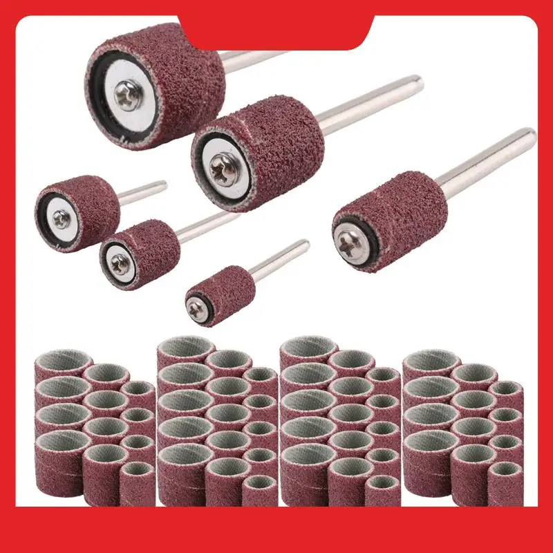 A32HOT-66 Pcs Drum Sanders Set Including 60 Pcs Sanding Bands And 6 Pcs Drum Mandrels