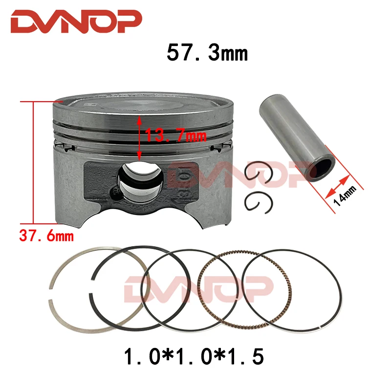 Motorcycle Piston Ring For HJ150-9 HJ150-8 HJ150-7 DA150 KA150