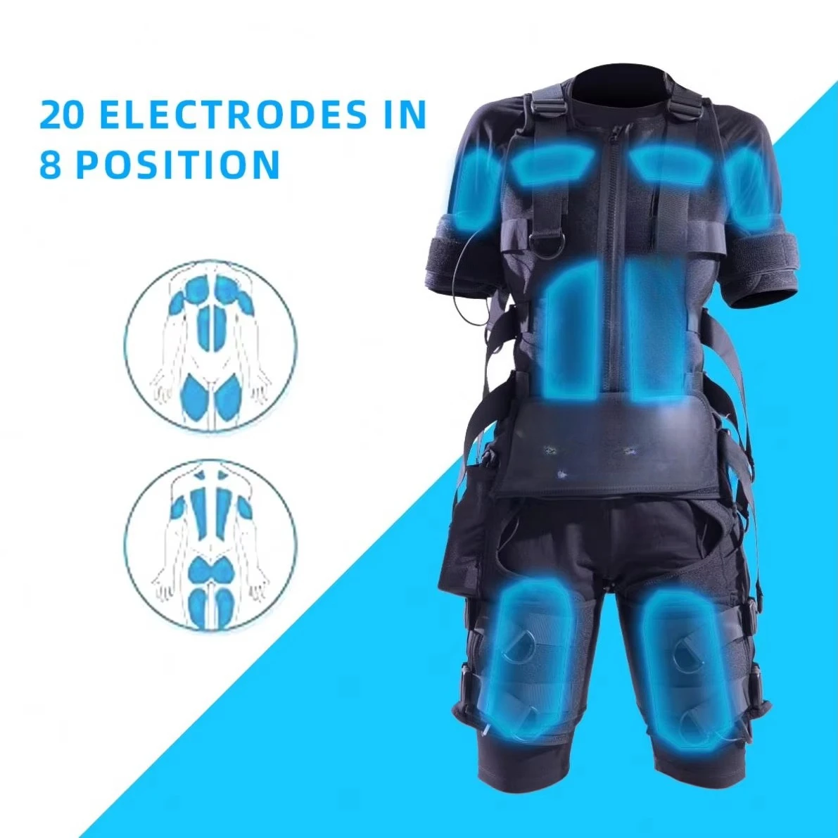 

EMS Fitness Workout Technology Imotion OEM&ODM EMS Body Stimulation Muscle Toning for Wet Spray Vest