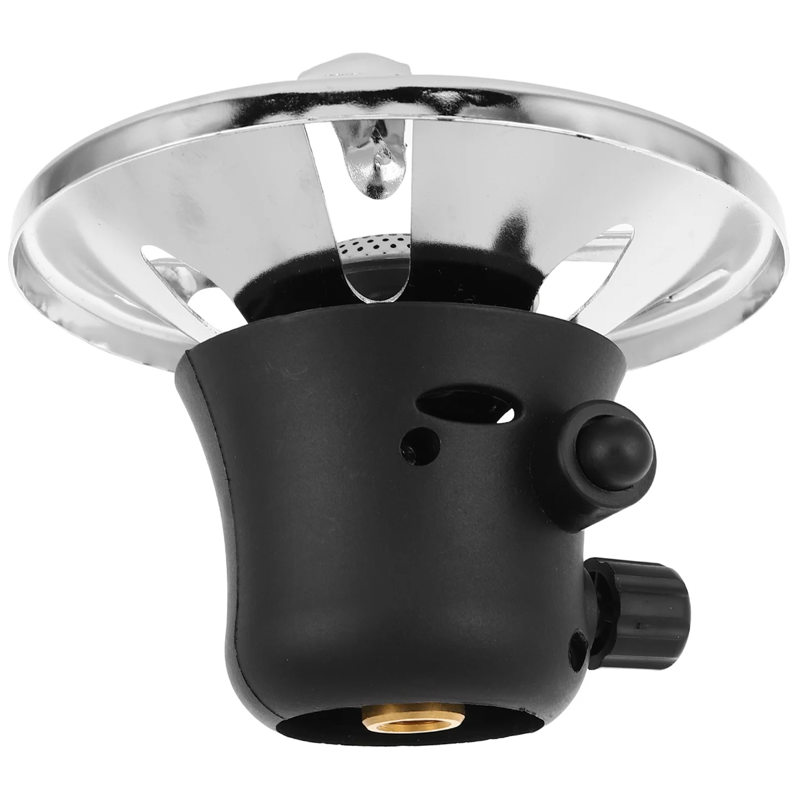 

Portable Camping Stove Compact Gas Burner Instant Ignition Windproof Brass Outdoor Cooking Stove For Hiking Backpacking